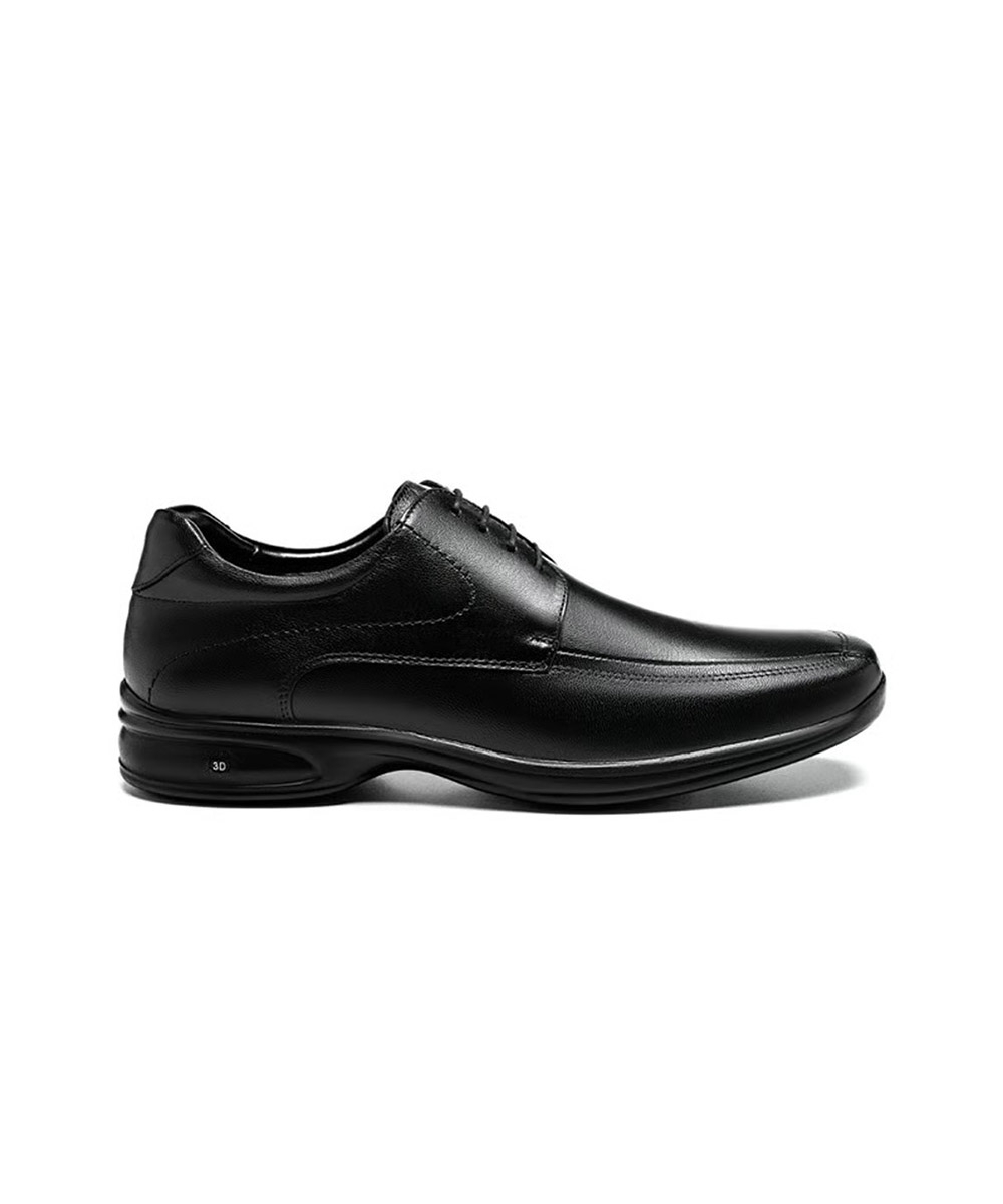 Sapato Social Jota Pe 3D Couro Vision 45 Acima PRETO