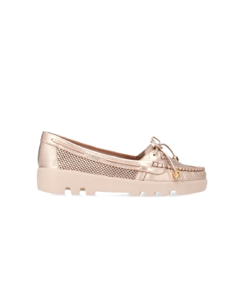 Mocassim Feminino Luz Da Lua Couro OURO