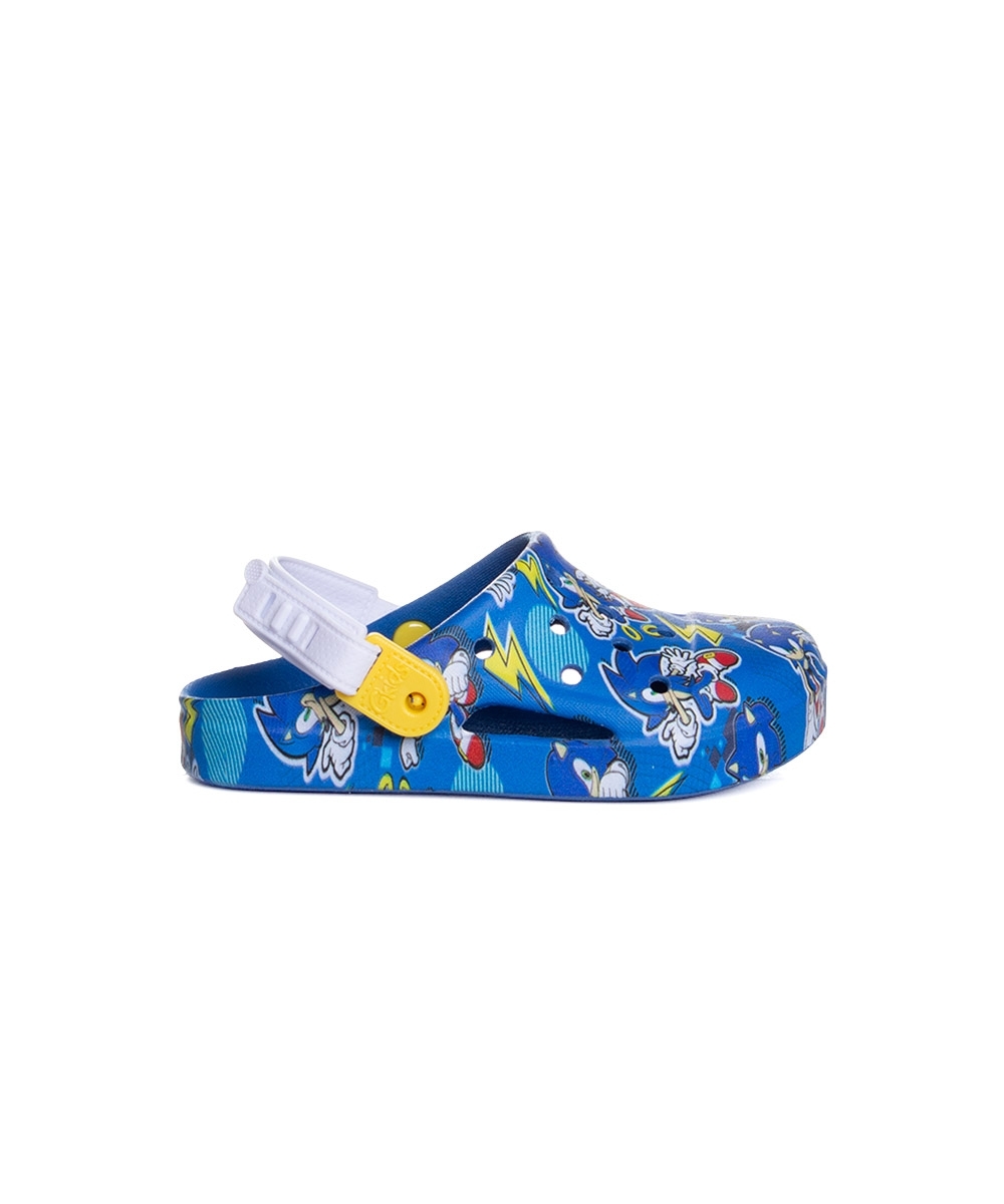 Babuche Infantil Grendene Sonic Fun Azul
