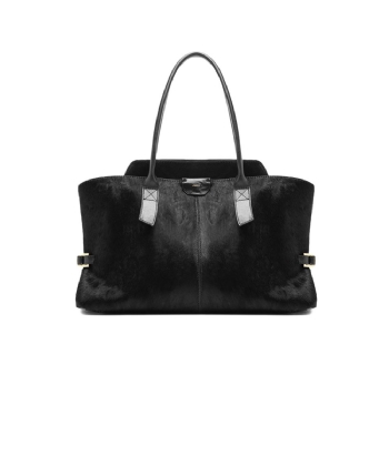 Bolsa Shopping Arezzo Grande Couro Preto