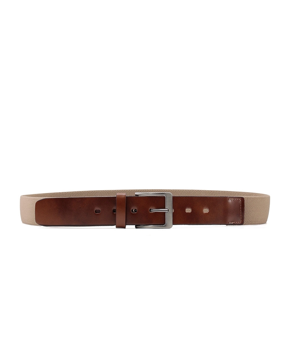 Cinto Masculino Fasolo Elástico Caqui