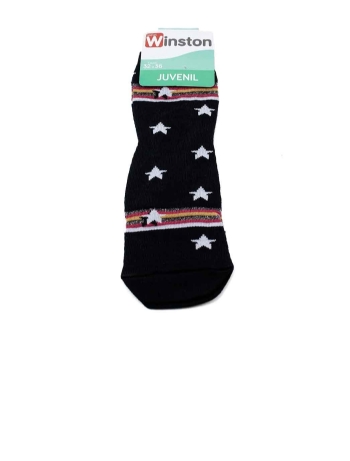 Meia Infantil Winston Stars 0400036-009 Preto