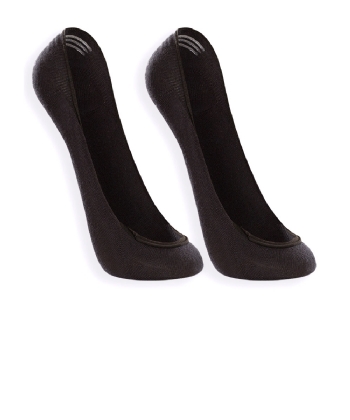 Meia Sapatilha Lupo Kit Com 2 Pares Adulto Preto