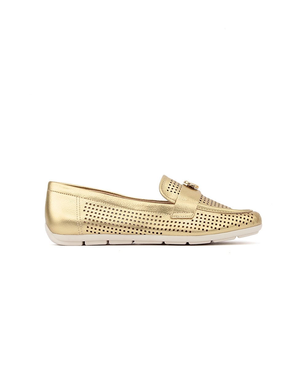 Mocassim Feminino Comfortflex Relax Soft OURO