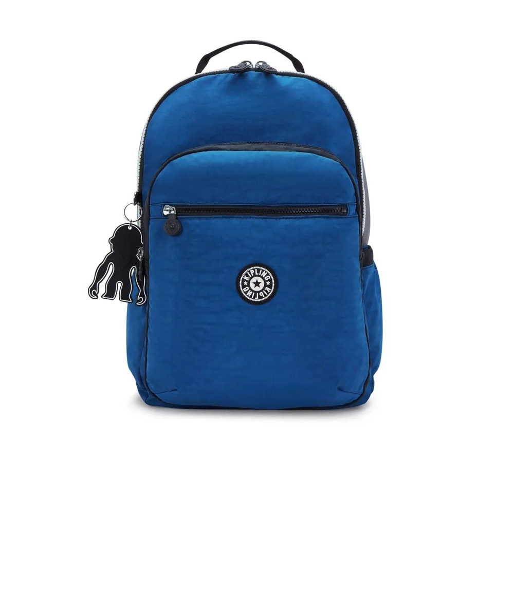 Mochila Kipling Seoul Lap Scuba Blue Bl Azul