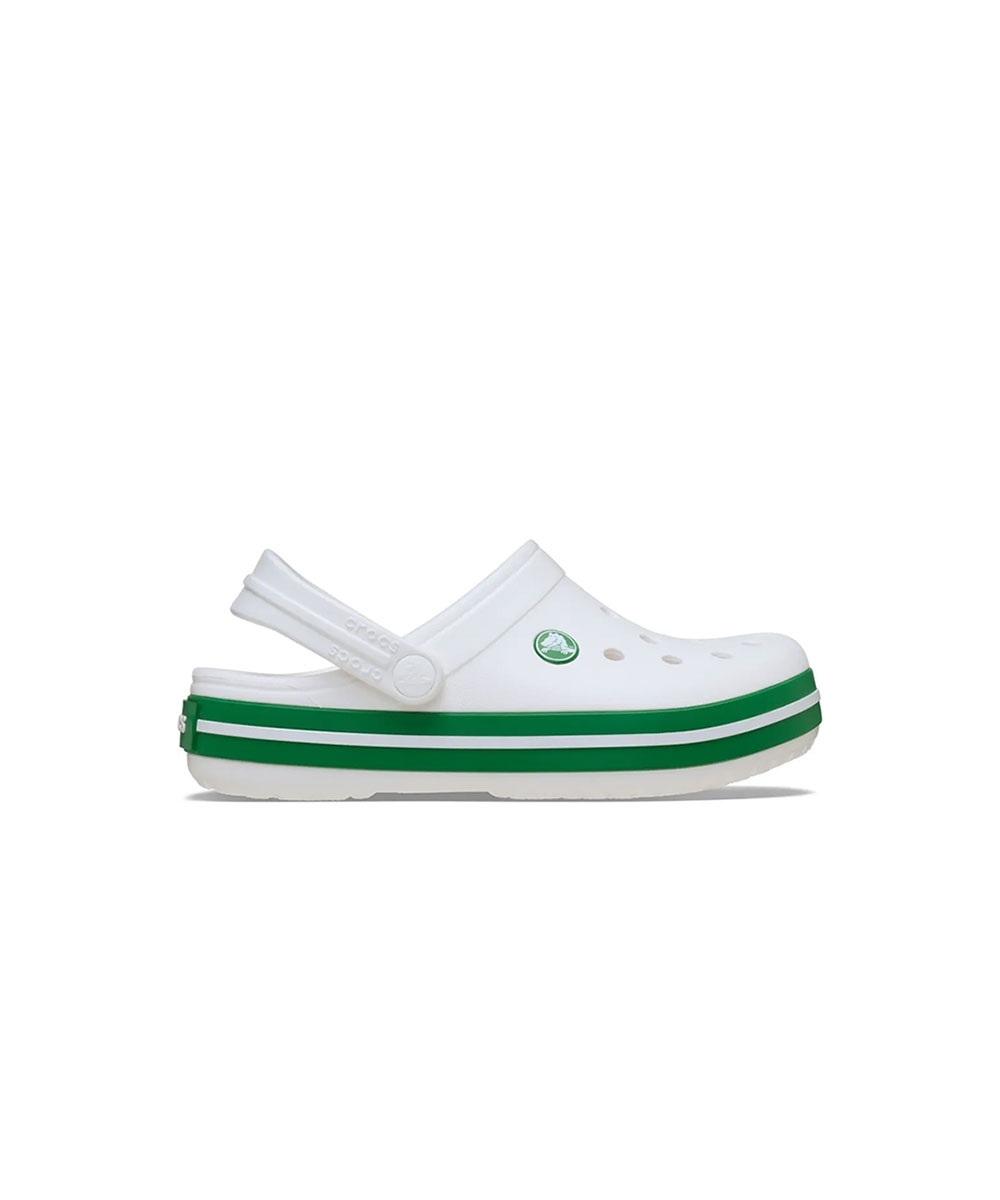 Sandália Crocs Crocband Branco/verde