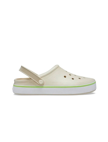 Sandália Crocs Off Court Clog 208371 Osso