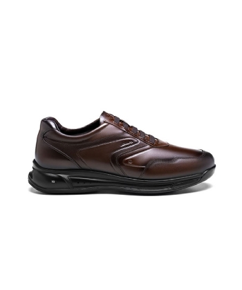 Sapato Casual Jota Pe 3d Evolution Couro Marrom