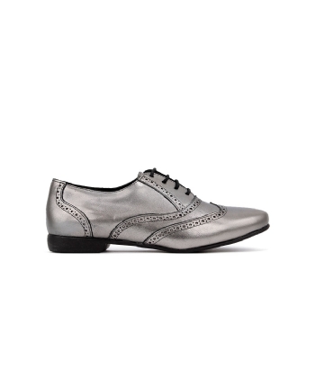 Sapato Oxford Feminino Pixolé Couro Onix