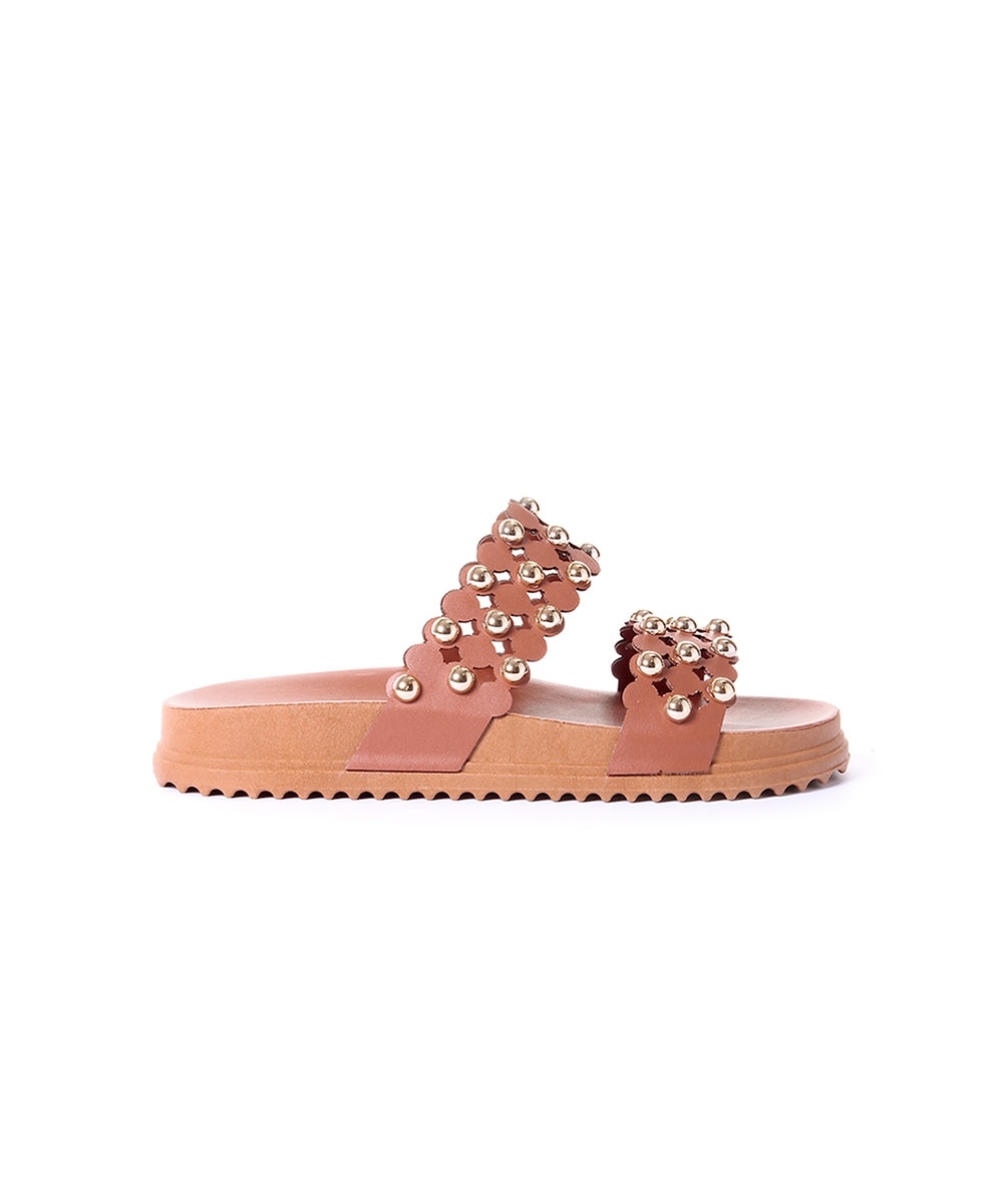 Tamanco Flatform Pixolé Tiras Whisky