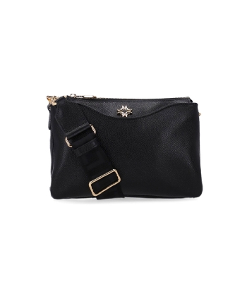 Bolsa Tiracolo Luz Da Lua Pequena Couro Preto