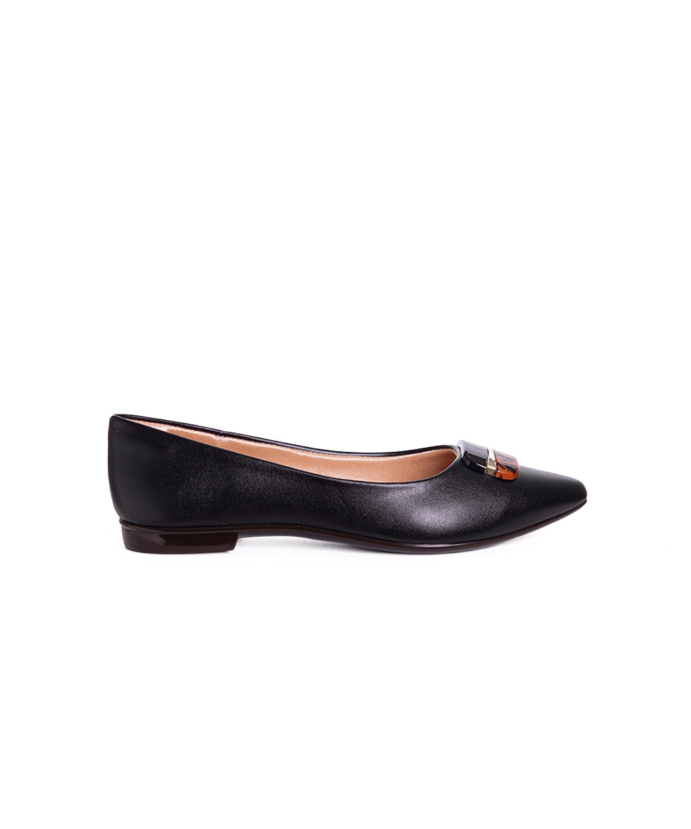 Sapatilha Pixolé Bico Fino Preto