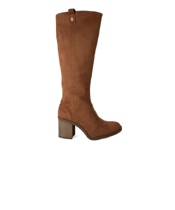 Bota Cano Longo Dakota Salto Médio Camel