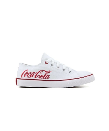 Tênis Feminino Coca Cola Shoes Cc2452 Branco/verm.