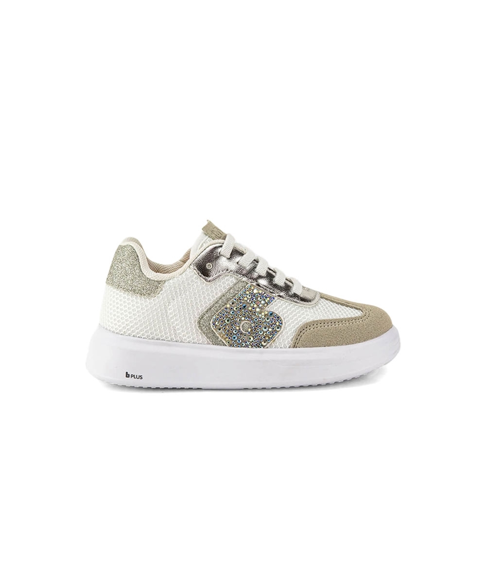 Tênis Infantil Bibi Glam Brilhos BRANCO/PRATA