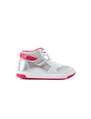 Tênis Infantil Kidy Astral Glitter 3290004 Prata/pink