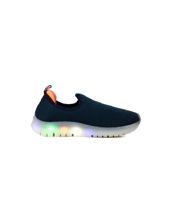 Tênis Infantil Kidy Led Light Fun Marinho