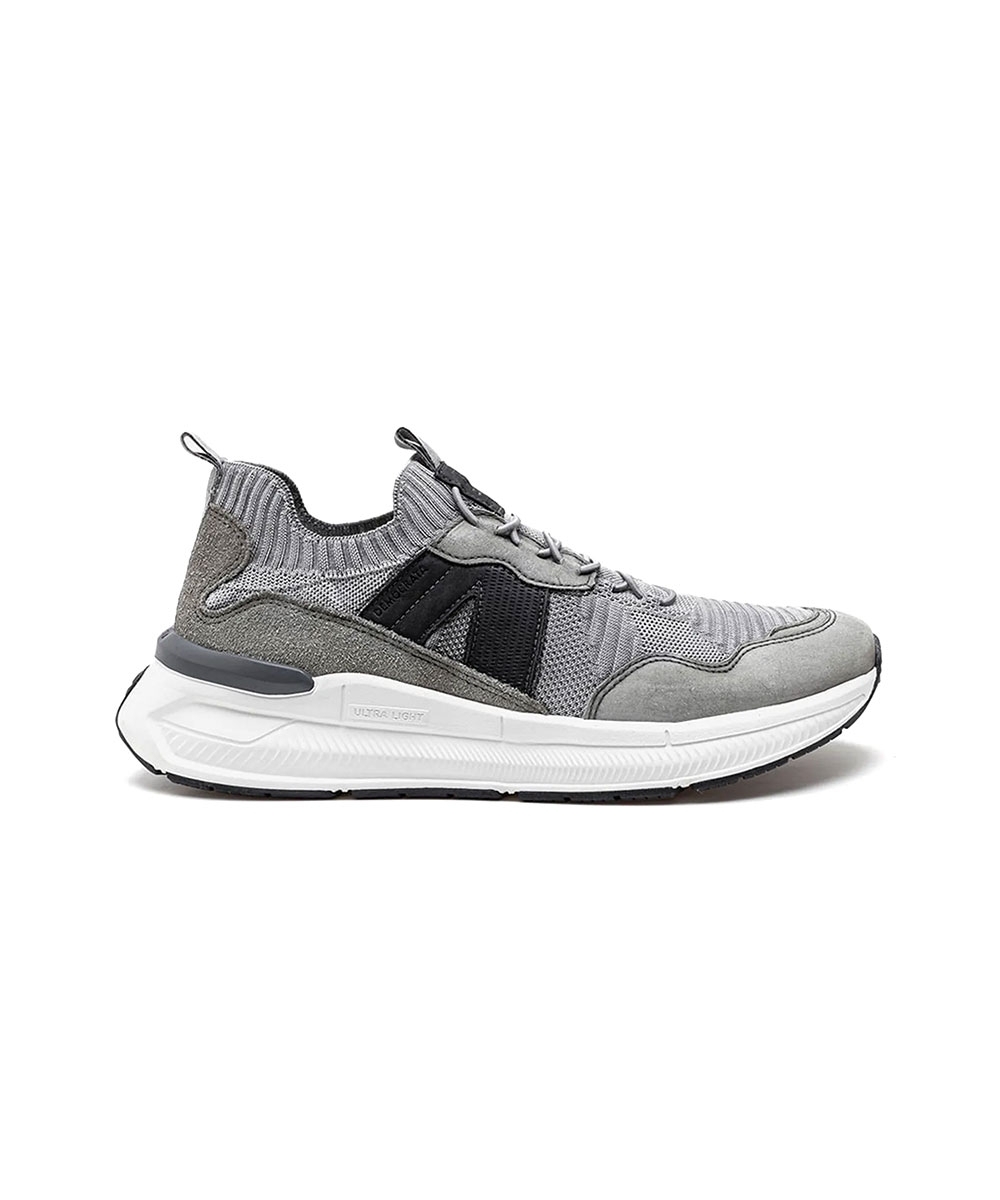 Tênis Masculino Democrata Brad Ultra Light Cinza