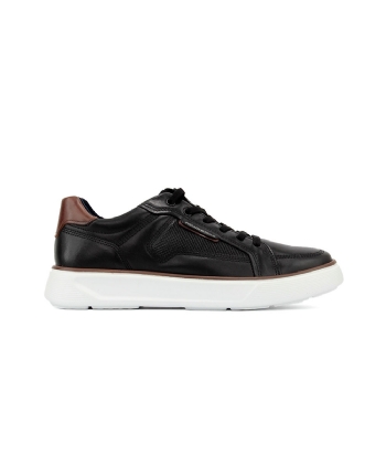 Tênis Masculino Pegada Levitech Couro Preto