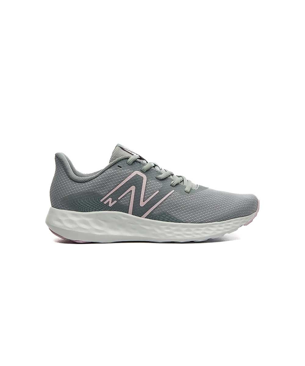 Tenis New Balance W411 Feminino Cinza rosa