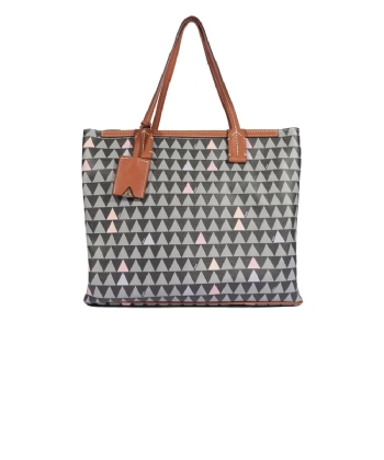 Bolsa Shopping Schutz Neo Nina Triangle Preto