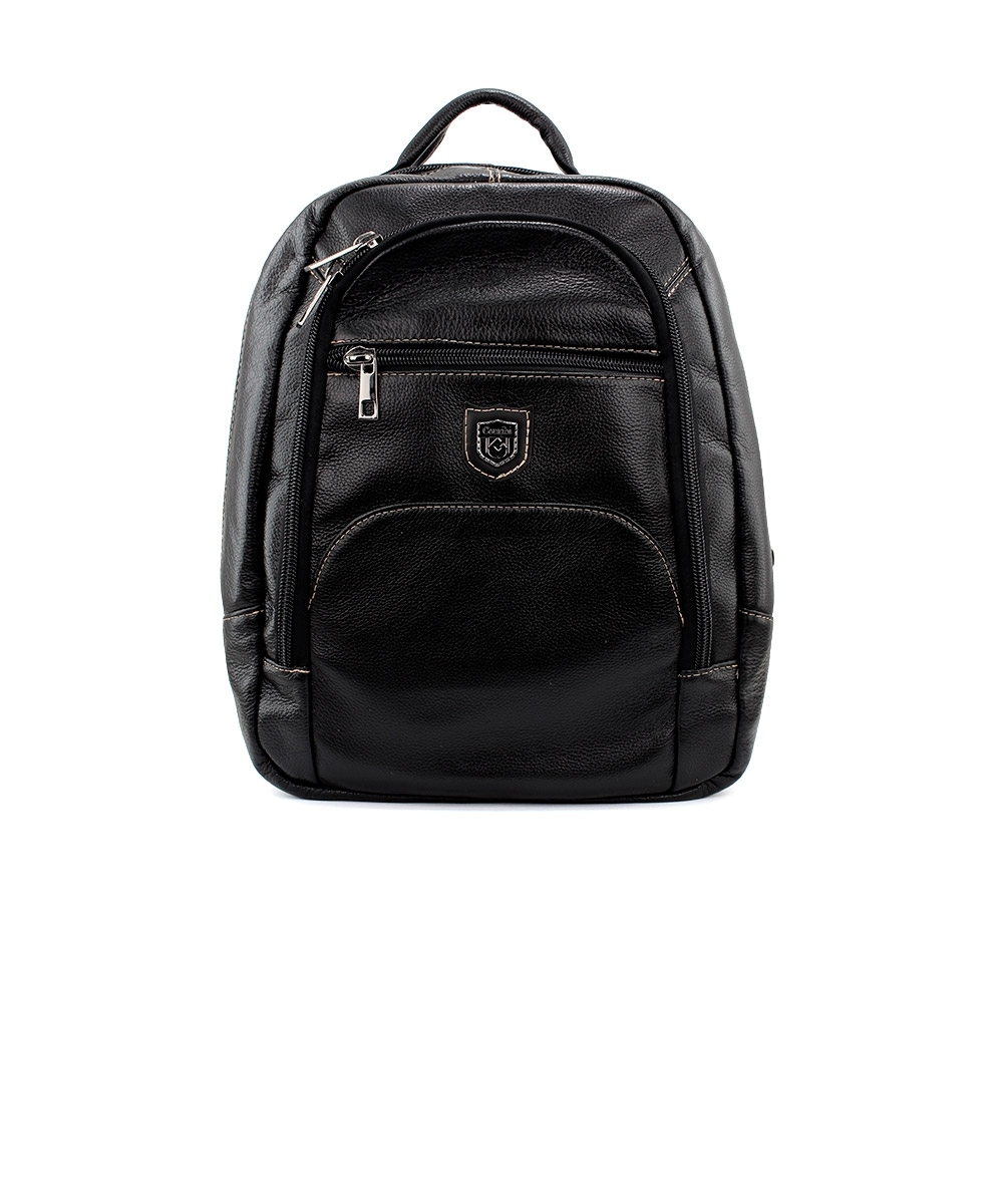 Mochila Masculina Couribi Porta Notebook Couro Preto