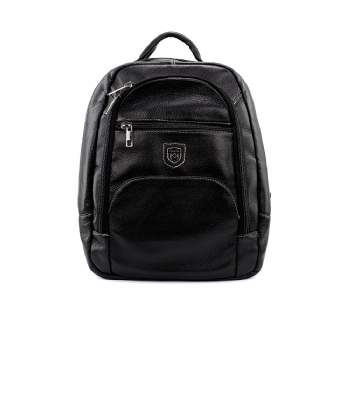 Mochila Masculina Couribi Porta Notebook Couro Preto