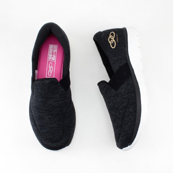 Tenis Esportivo Feminino Olympikus Angel 3 Preto/dourado