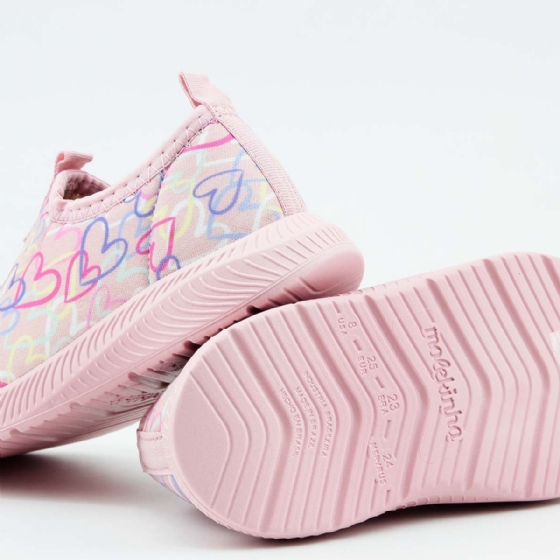 Molekinha Tenis Ref: 2723100 Preto/pink