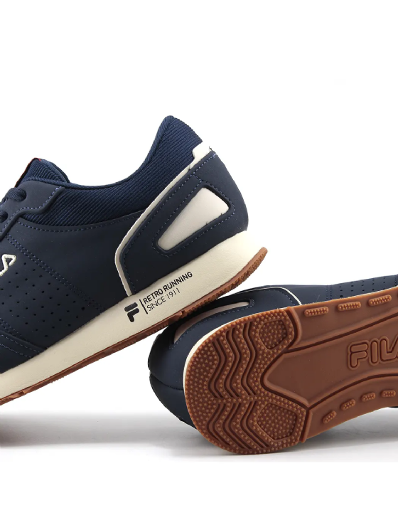 Tênis Fila Classic Runner Sl Masculino Marinho/bege