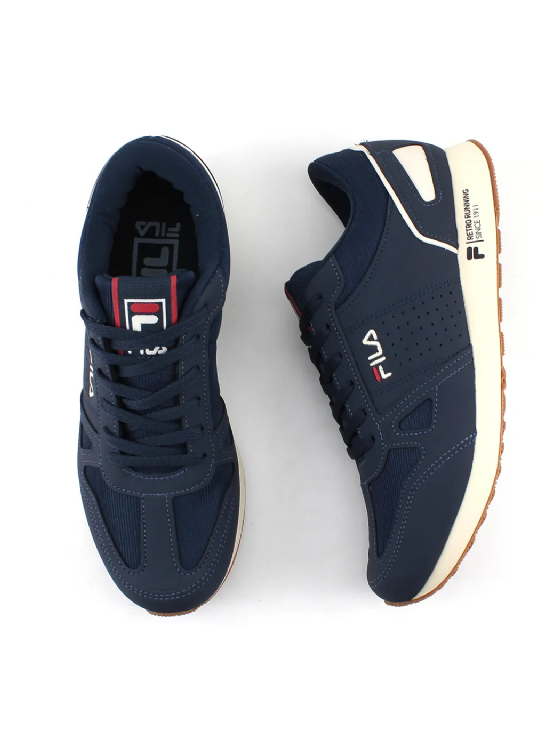 Tênis Fila Classic Runner Sl Masculino Marinho/bege