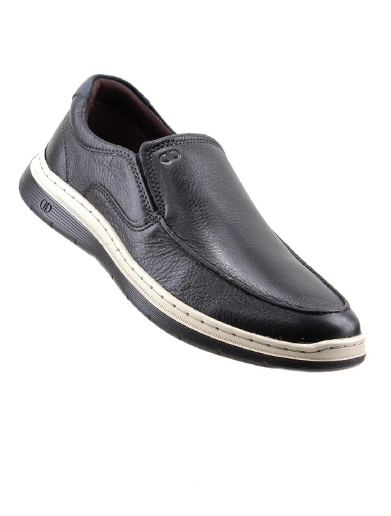Tênis Masculino Democrata Easy Leave Couro Preto