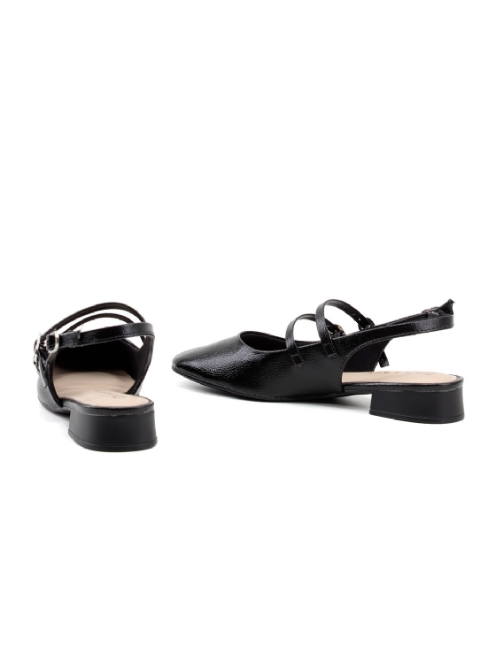 Sapato Ramarim Slingback Salto Baixo 2415131 Preto