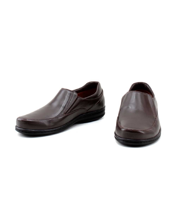 Sapato Masculino Opananken Diabetic's 38546 Couro Café