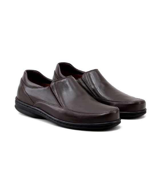 Sapato Masculino Opananken Diabetic's 38546 Couro Café