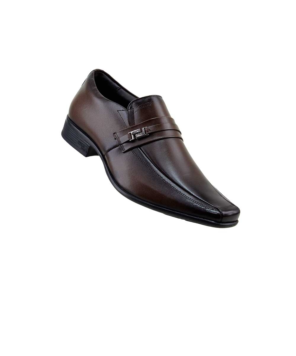 Sapato Social Jota Pe 45022 Couro Marrom