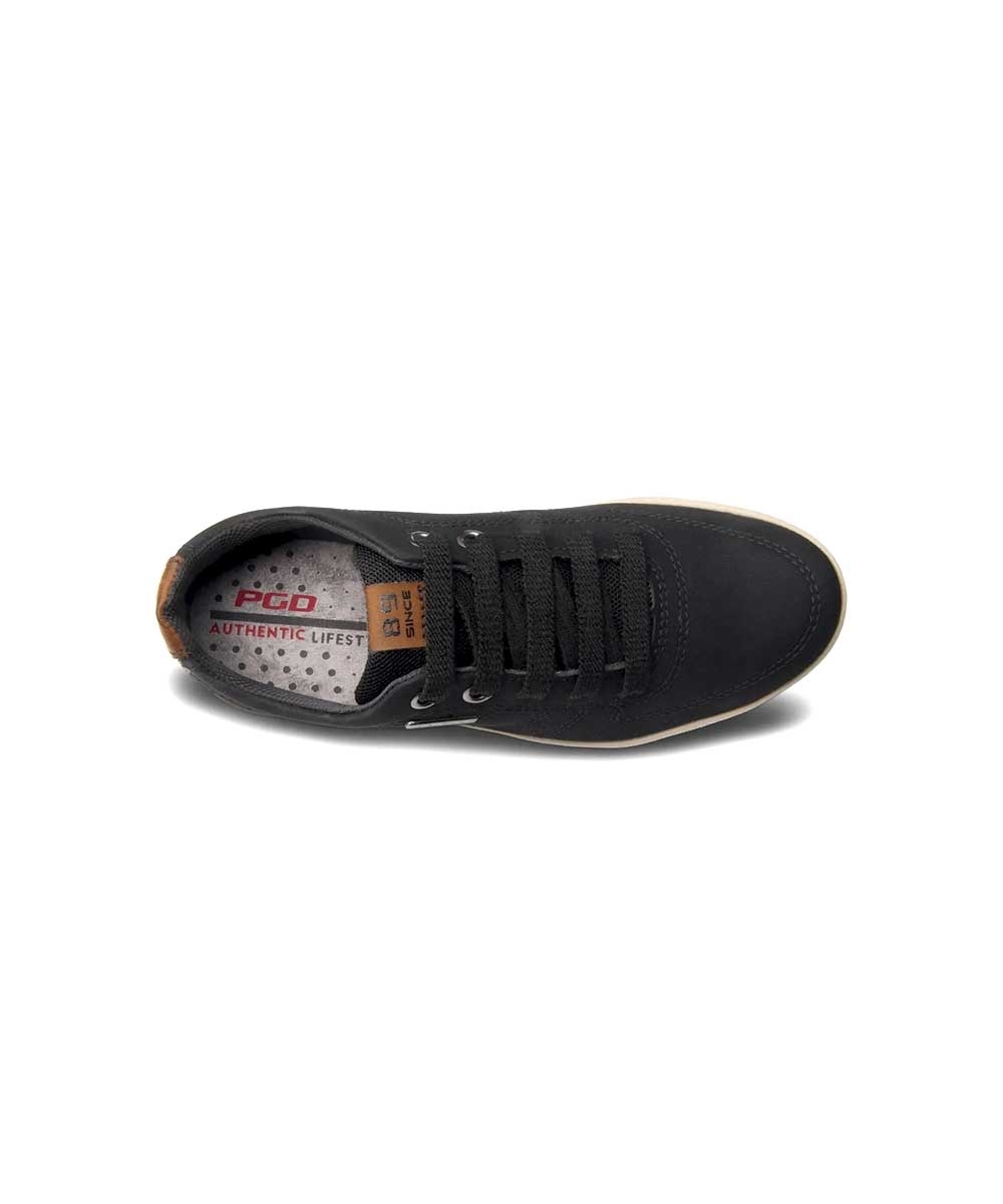 Tênis Casual Pegada Infantil 89 Since Preto