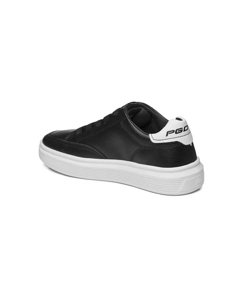 Tênis Casual Pegada Infantil Fibertech Preto