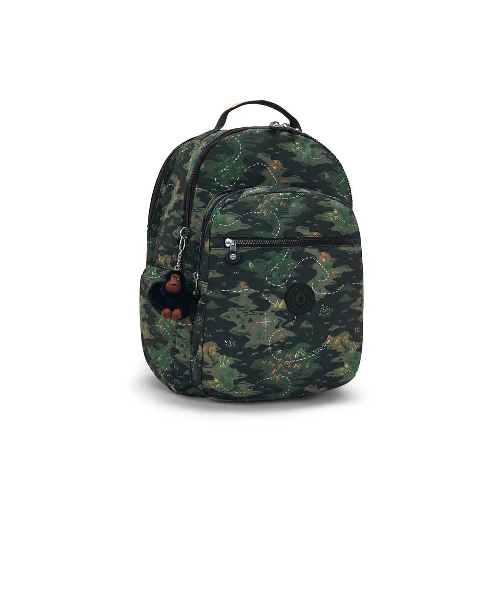 Mochila Kipling Seoul College Camo Multicolor