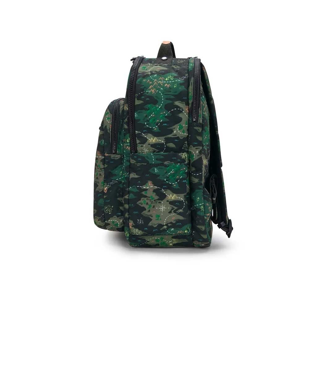 Mochila Kipling Seoul College Camo Multicolor