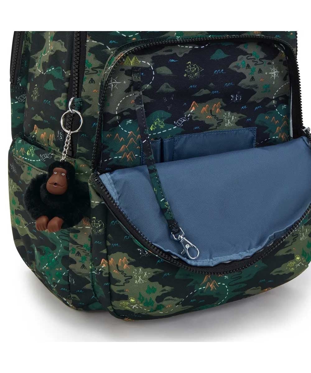 Mochila Kipling Seoul College Camo Multicolor