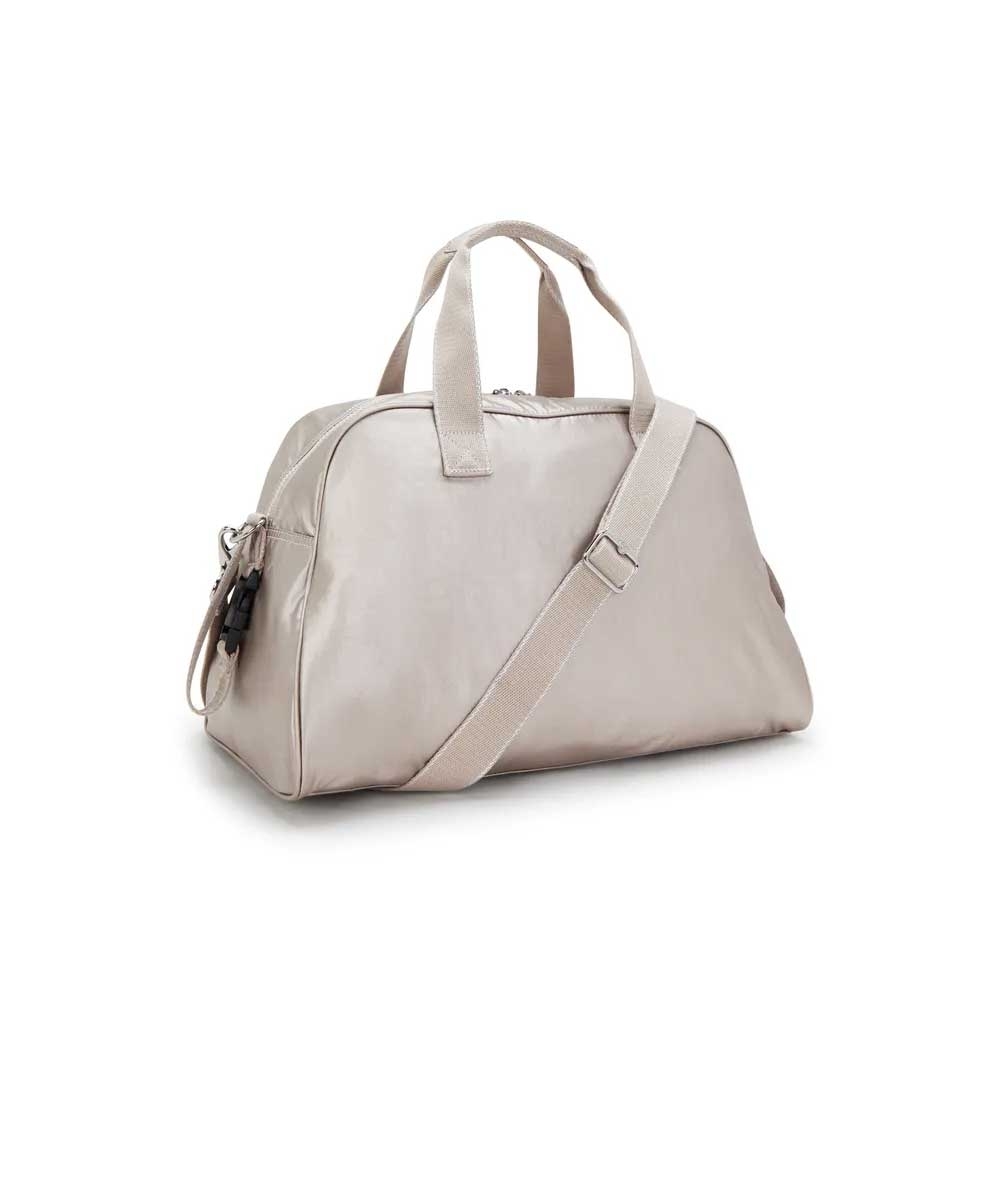 Bolsa Kipling Camama Metallic Glow Bege