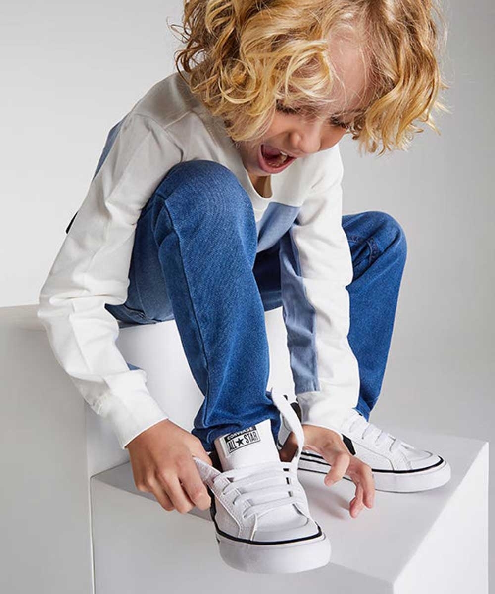 Tênis Converse Infantil Pro Blaze Strap Branco