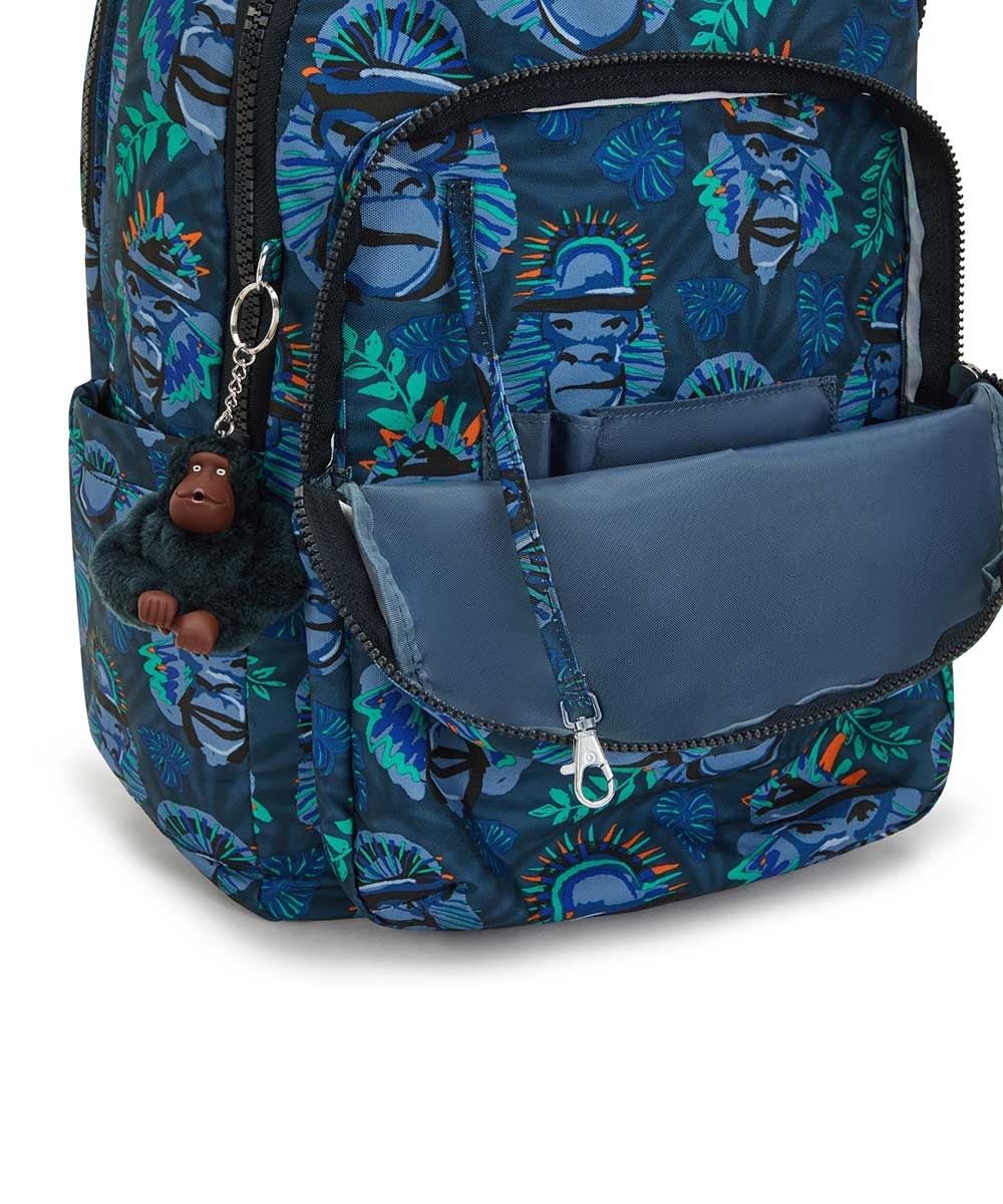 Mochila Escolar Kipling Seoul College Blue única