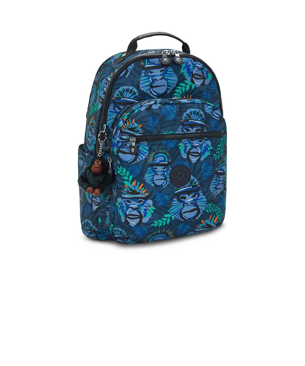 Mochila Escolar Kipling Seoul College Blue única