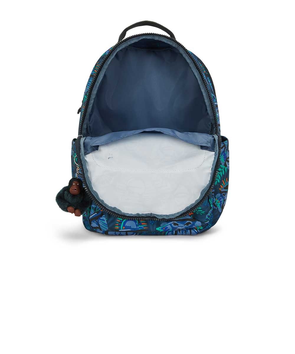 Mochila Escolar Kipling Seoul College Blue única