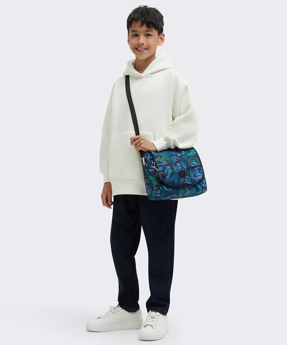 Lancheira Kipling New Kichirou Blue Monkey Unica