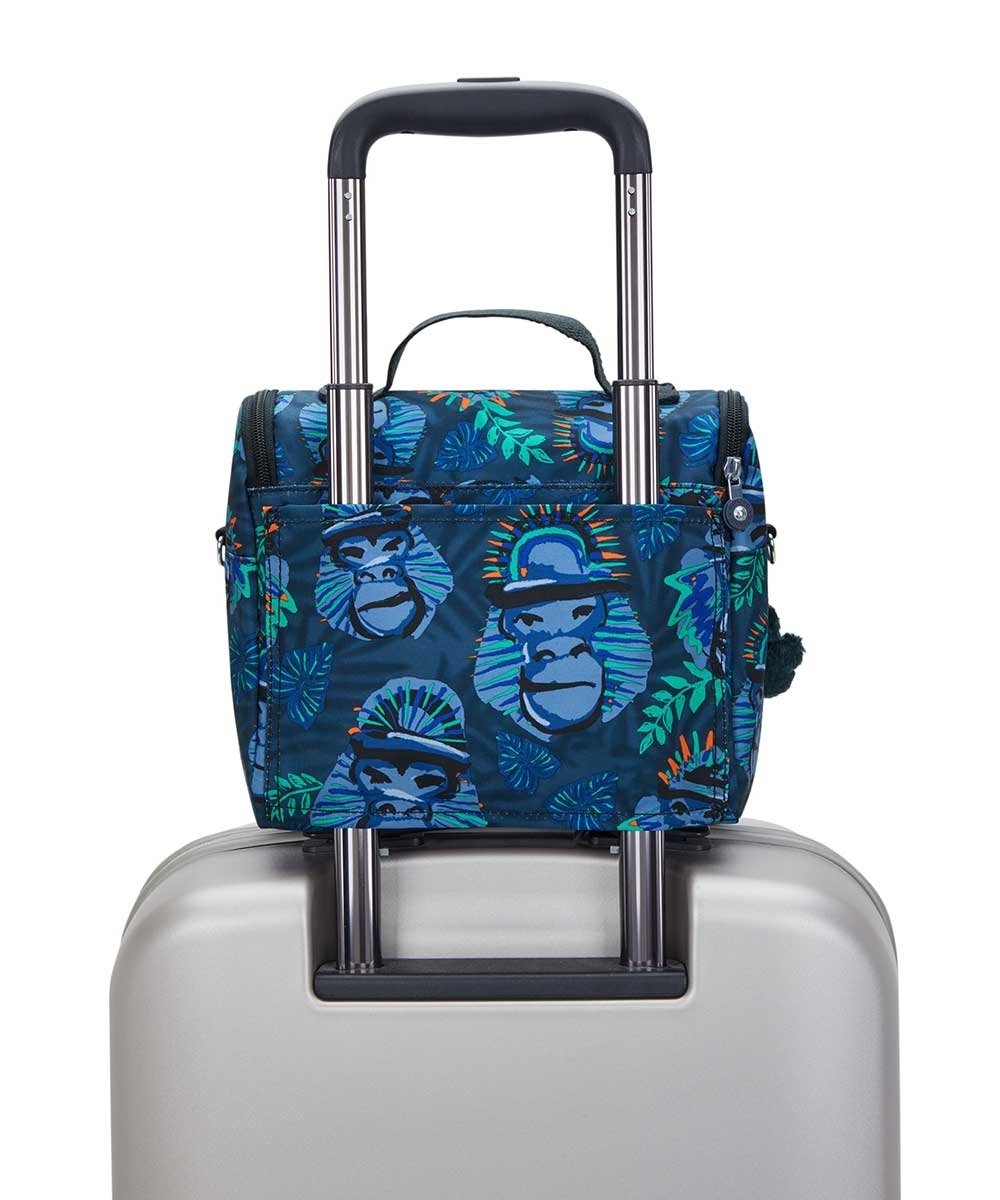 Lancheira Kipling New Kichirou Blue Monkey Unica