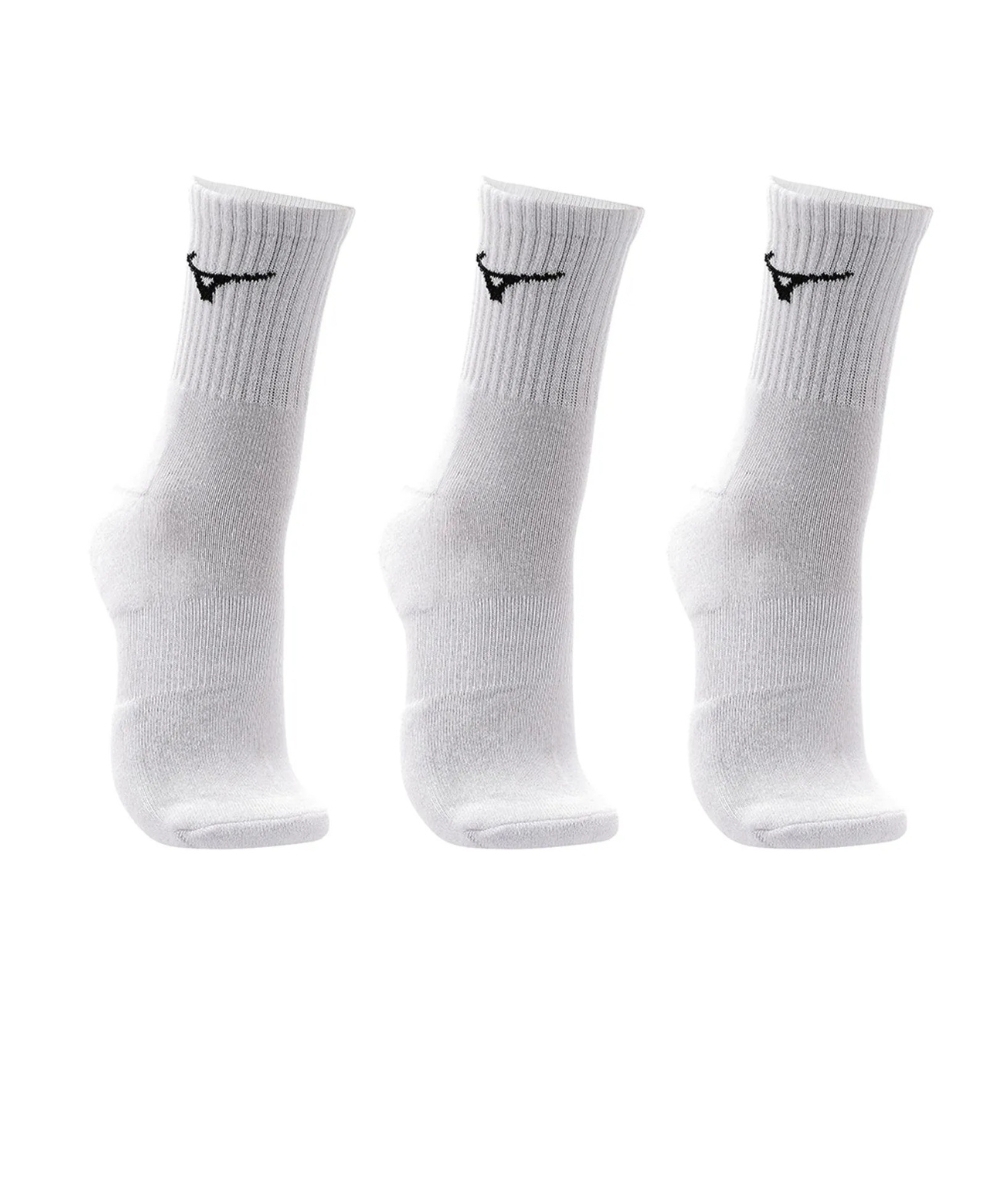 Meia Feminina Mizuno Training Kit 3 Pares Branco