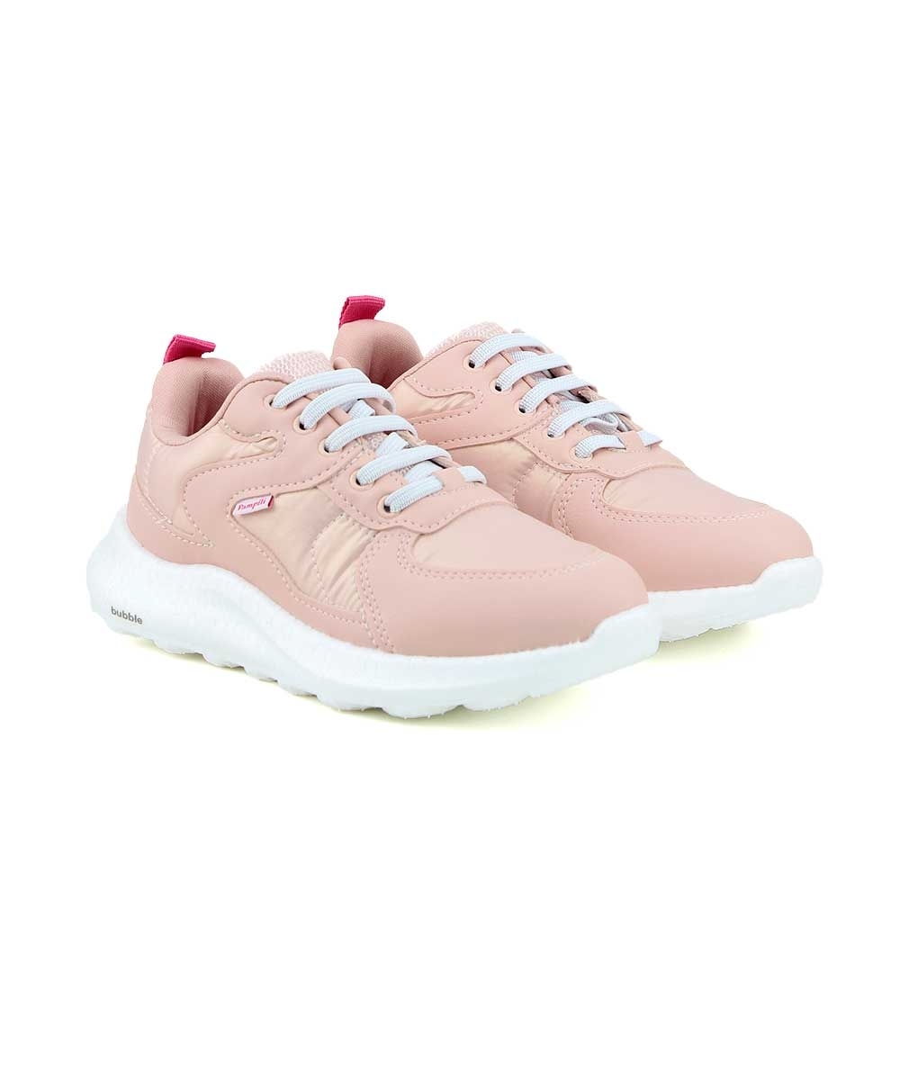Tênis Infantil Pampili Bubble Comfy Elástico Rosa